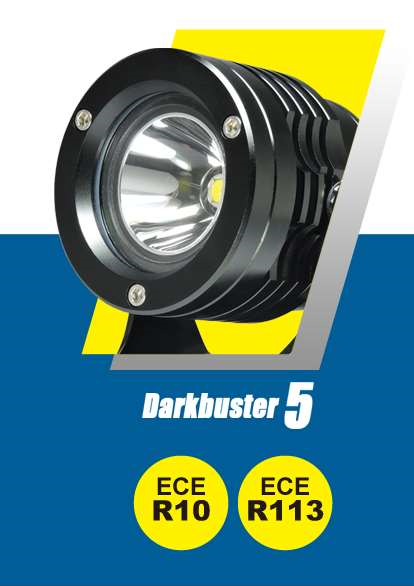 Brightstartw Darkbuster DB 5 LED Fernscheinwerfer 19 Watt ECE R113 u. R10 geprüft